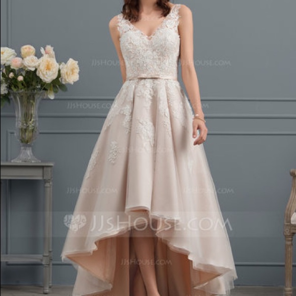 NWT A-Line Tulle Lace Ivory Wedding Dress